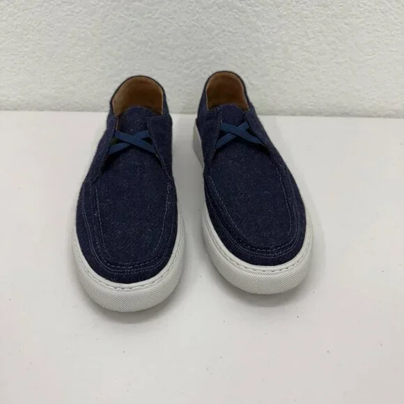 Peter Millar Mountainside Blue Shetland Wool Slip On Shoes MF20F01 Mens size 9.5